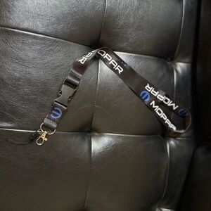 Dodge Mopar Black Lanyard